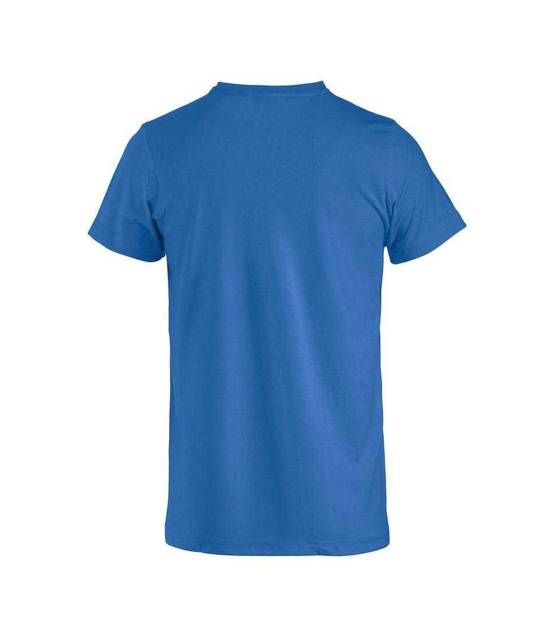 T-shirt Basic Homme Bleu Roi Clique-2