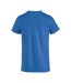 T-shirt Basic Homme Bleu Roi Clique-2