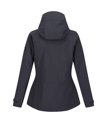 Womens/ladies Birchdale Shell Waterproof Jacket Seal Grey White Regatta