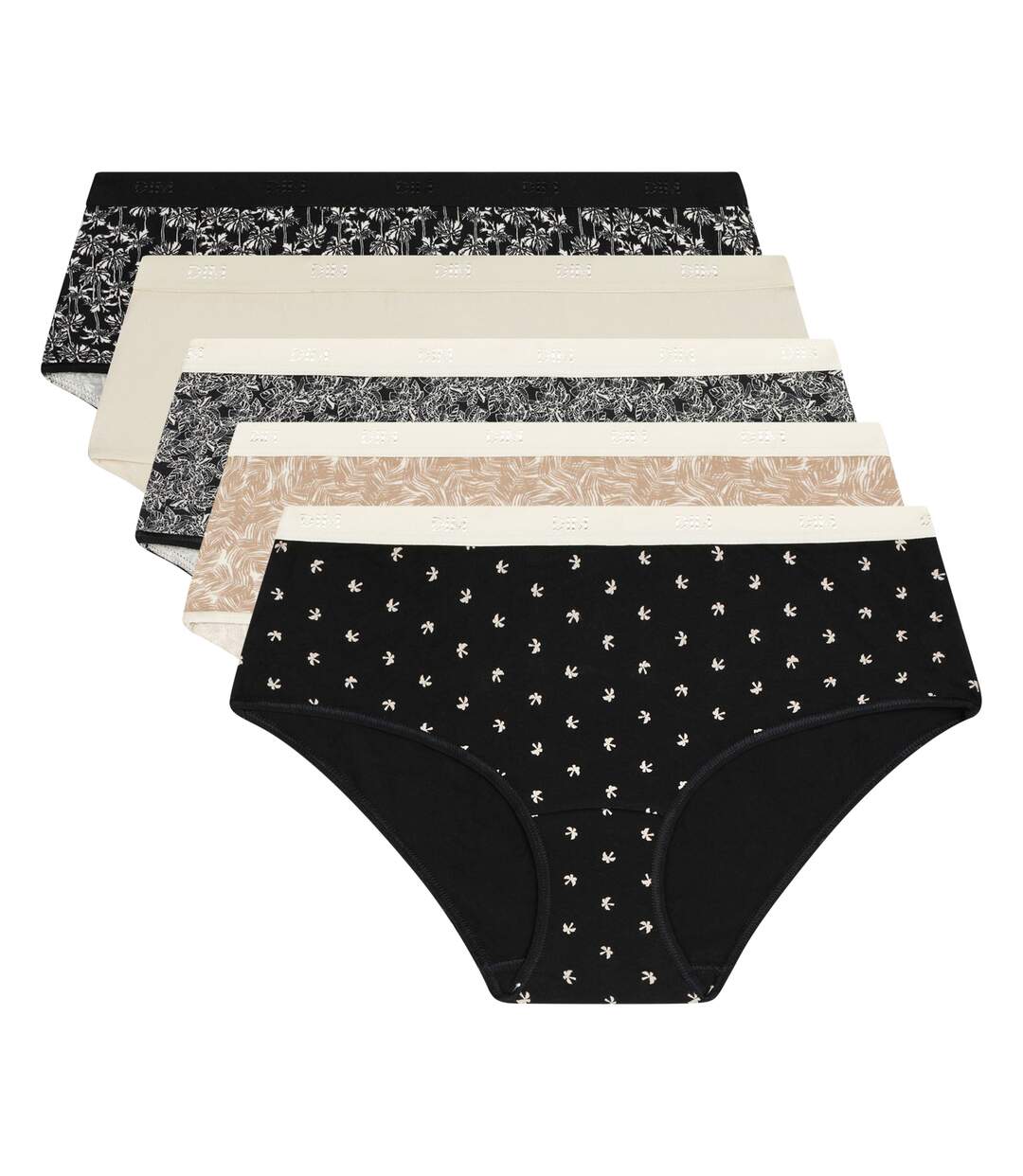Lot de 5 Shorties Les Pockets Coton-3