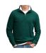 Sweat vert homme superdry  essential serif-1