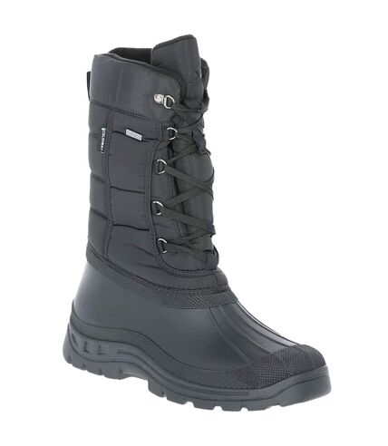 Mens straiton ii waterproof snowboots black Trespass