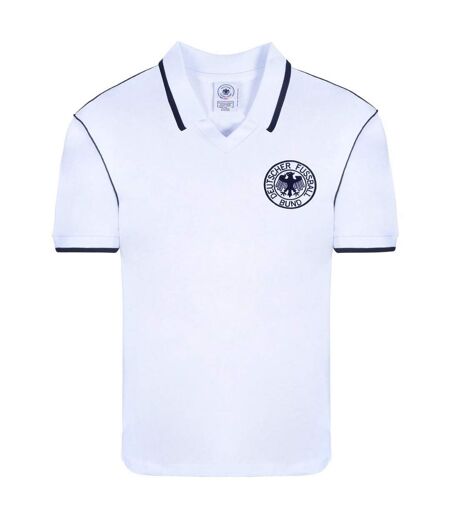 Mens 1978 World Cup Germany Dfb Football Shirt White Black Score Draw