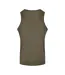 Mens Basic Tank Top Olive Build Your Brand-2