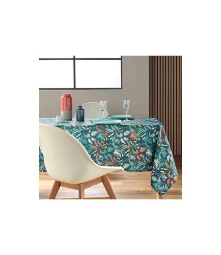 Nappe Antitache Imprimé Stylis 145x240cm Bleu