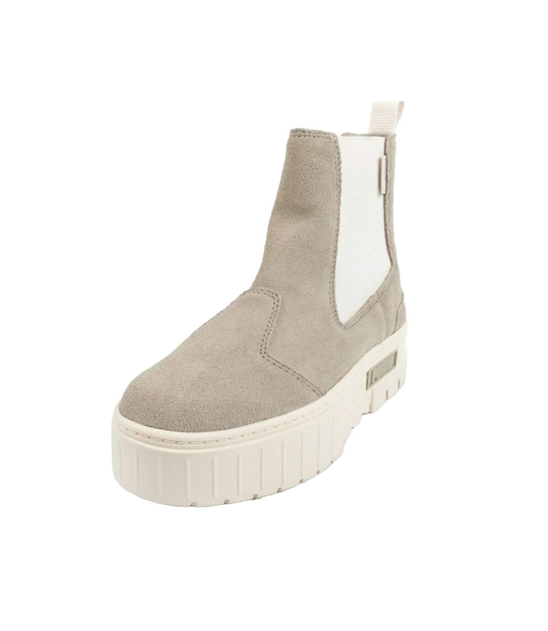 Bottines Chelsea Mayze Femme Beige Blanc Puma-1