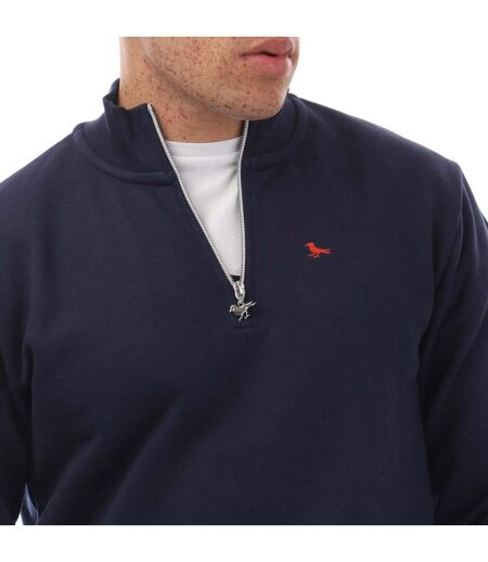 Sweat Style Zippé The Pier Homme Bleu Marine Modern Amusement