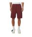 Short De Jogging Helvetica Adulte Bordeaux Off White-3