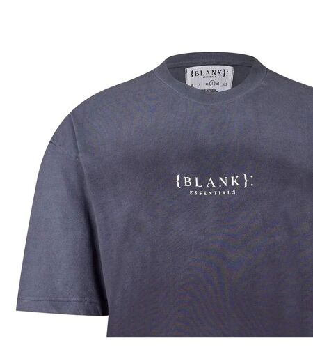 T-shirt Motif/style Délavé Homme Gris Foncé Blank Essentials