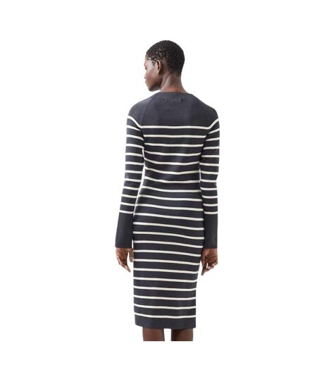 Robe Moulante Motif/style À Rayures Milena Femme Nuit Crème French Connection