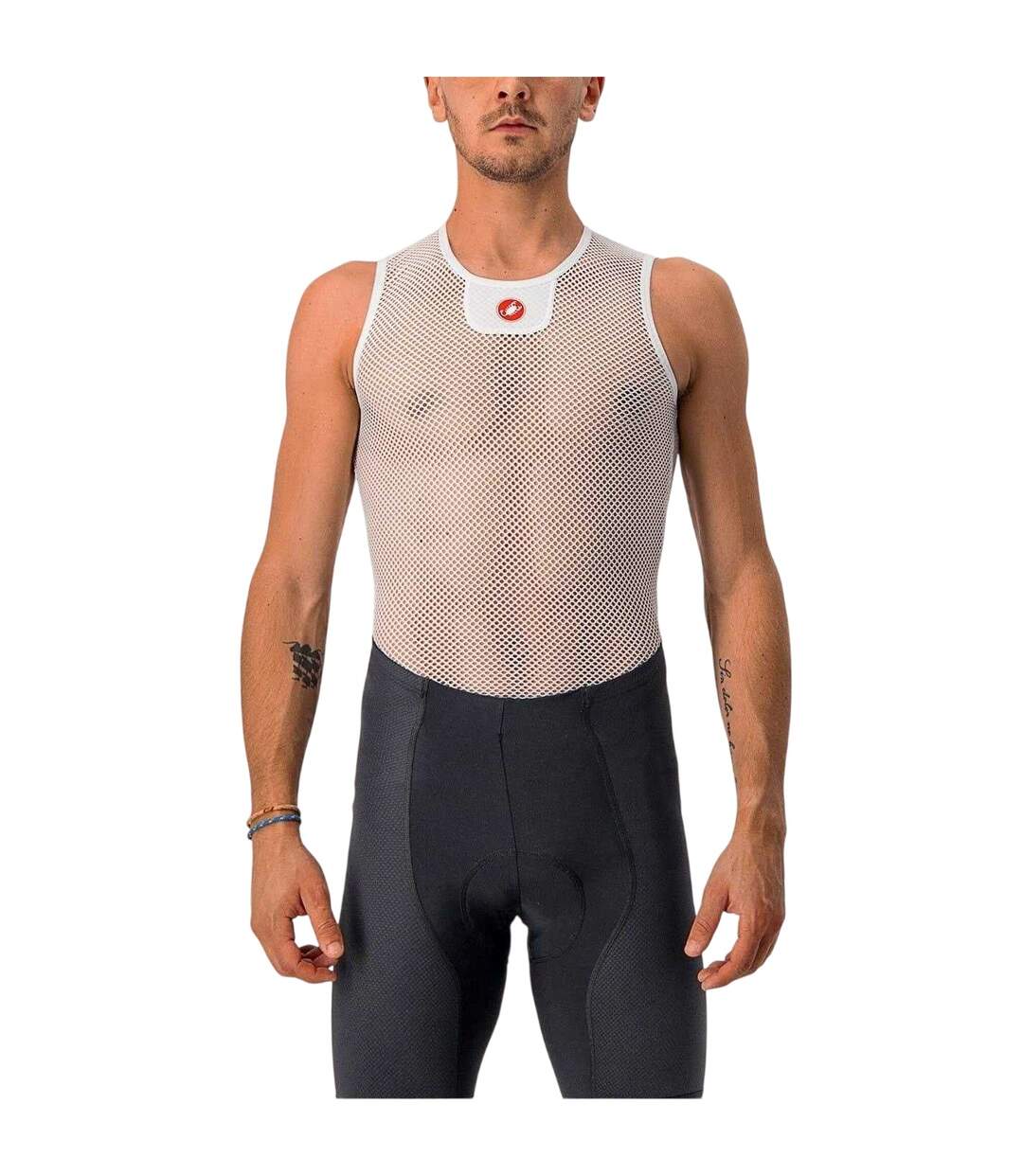 Haut Thermique Sans Manches Core Homme Blanc Castelli-1