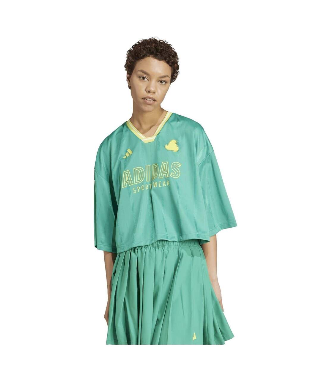 Maillot Tiro Femme Vert Noir Adidas-1