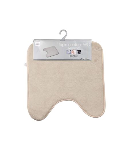 Tapis Contour WC Vitamine II 45x45cm Taupe