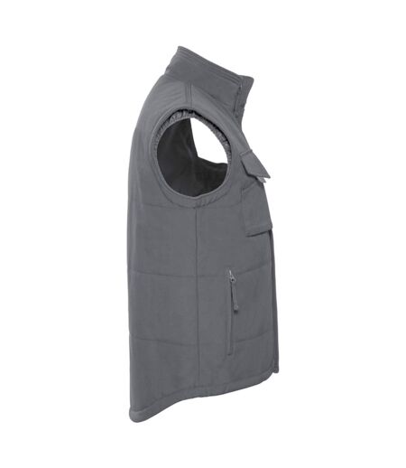 Veste Sans Manches Travail Adulte Gris Foncé Uni Russell