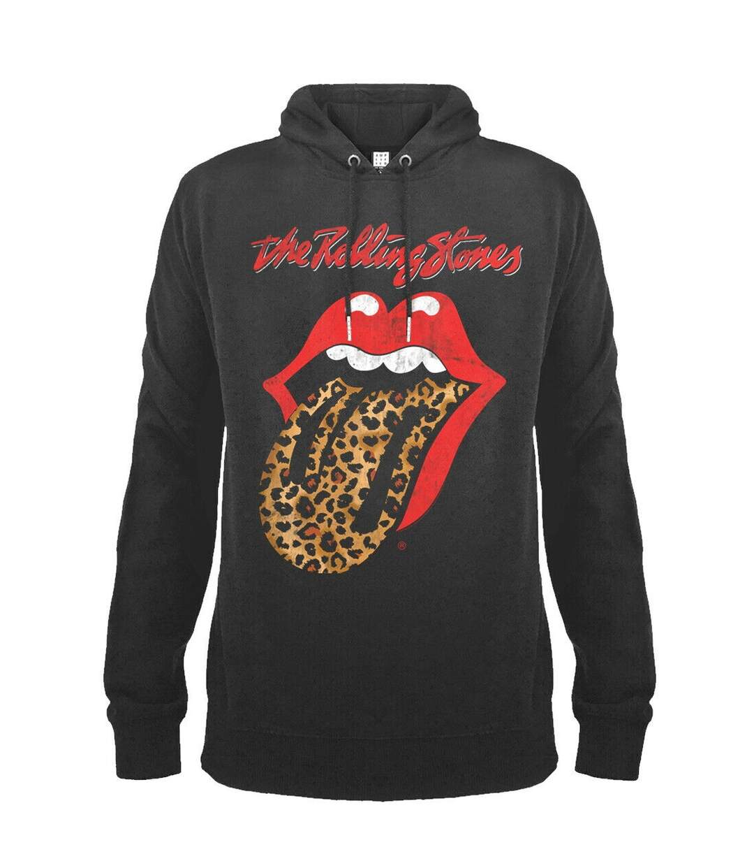 Amplified Womens/Ladies Leopard Tongue The Rolling Stones T-Shirt Dress (Slate Grey)