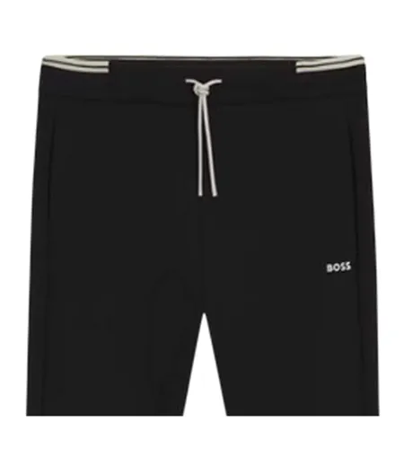 Mens Hbg Zone Tapered Jogging Bottoms Black Boss