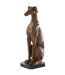 Statuette Déco Lévrier Assis 79cm Marron-1