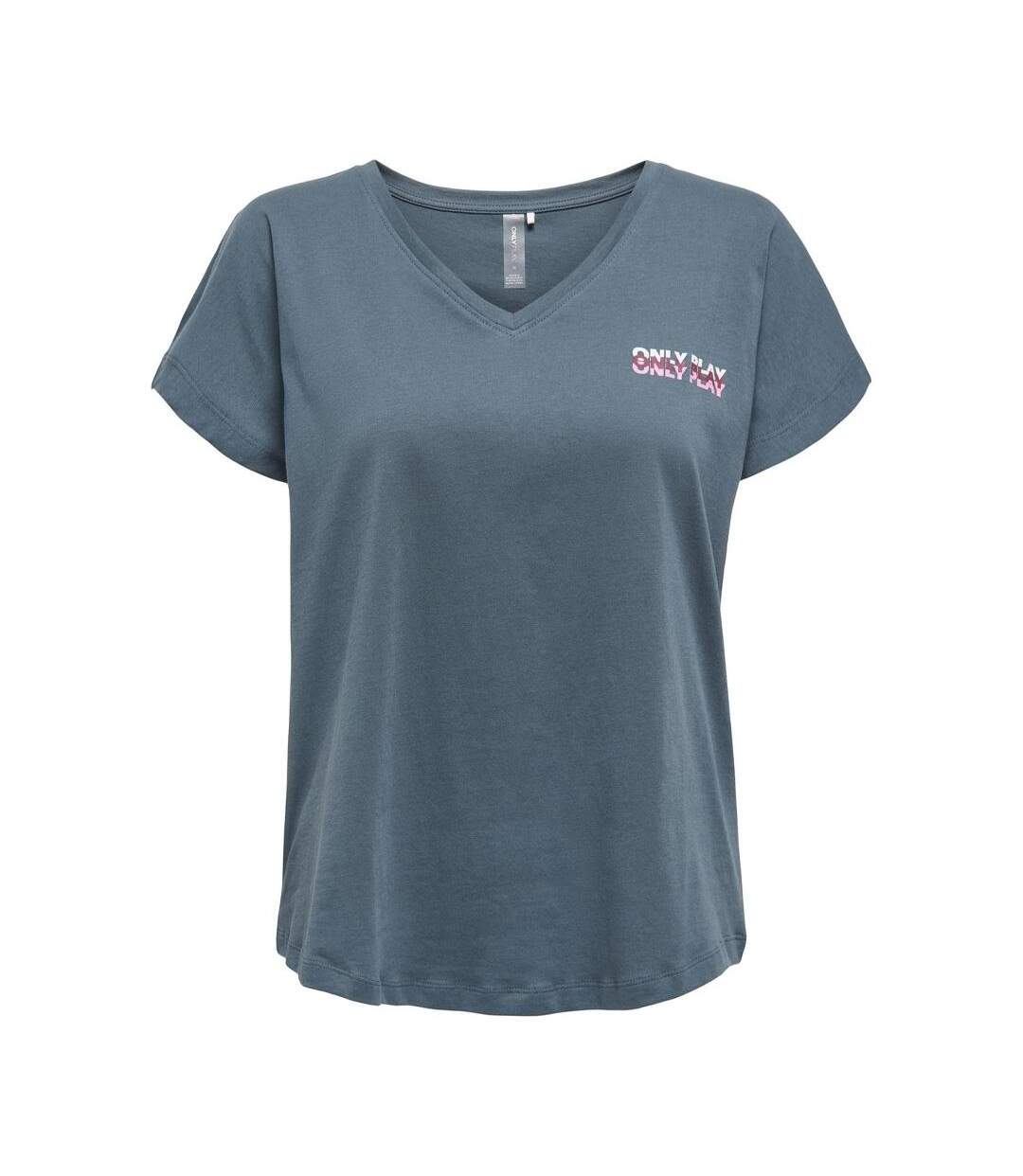 T-Shirt bleuté femme only paub-1