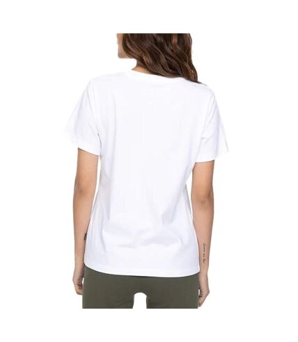 T-shirt Blanc Femme Converse 3219 - L