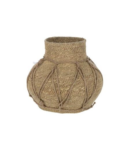 Pot Décoratif Herbes Marines 21cm Naturel