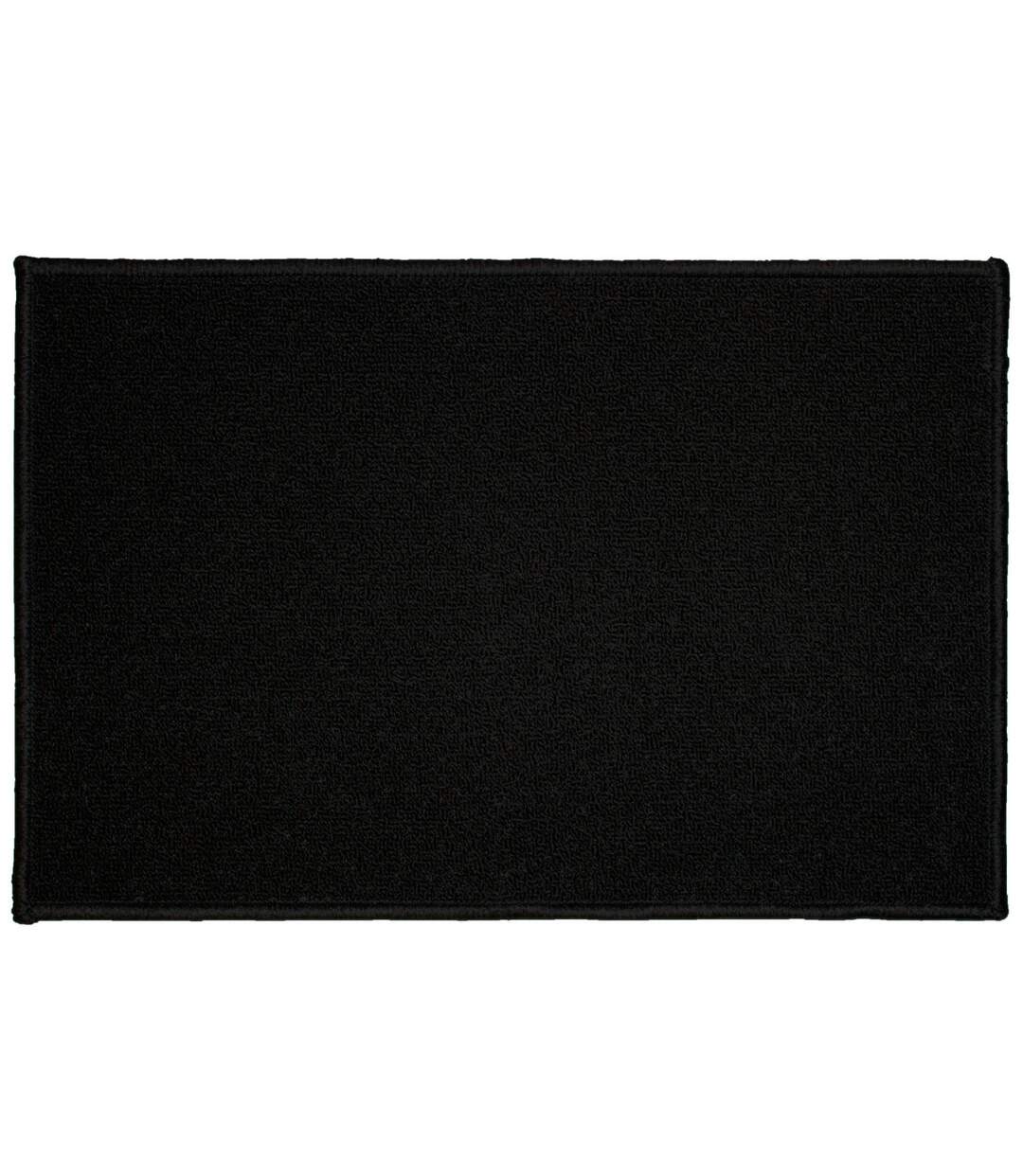 Tapis Déco Rectangulaire Primobis 40x60cm Noir-1