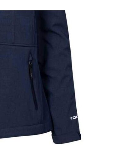 Womens/ladies Christine Dlx Soft Shell Jacket Navy Marl Trespass
