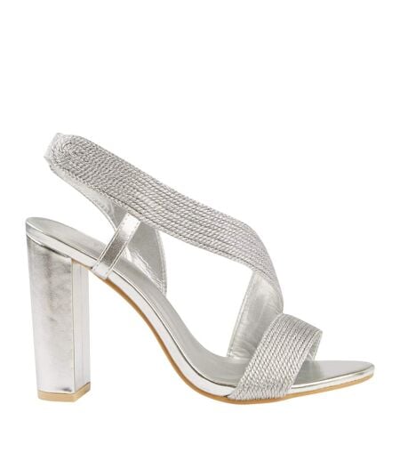 Sandales Femme Argenté Where´s That From