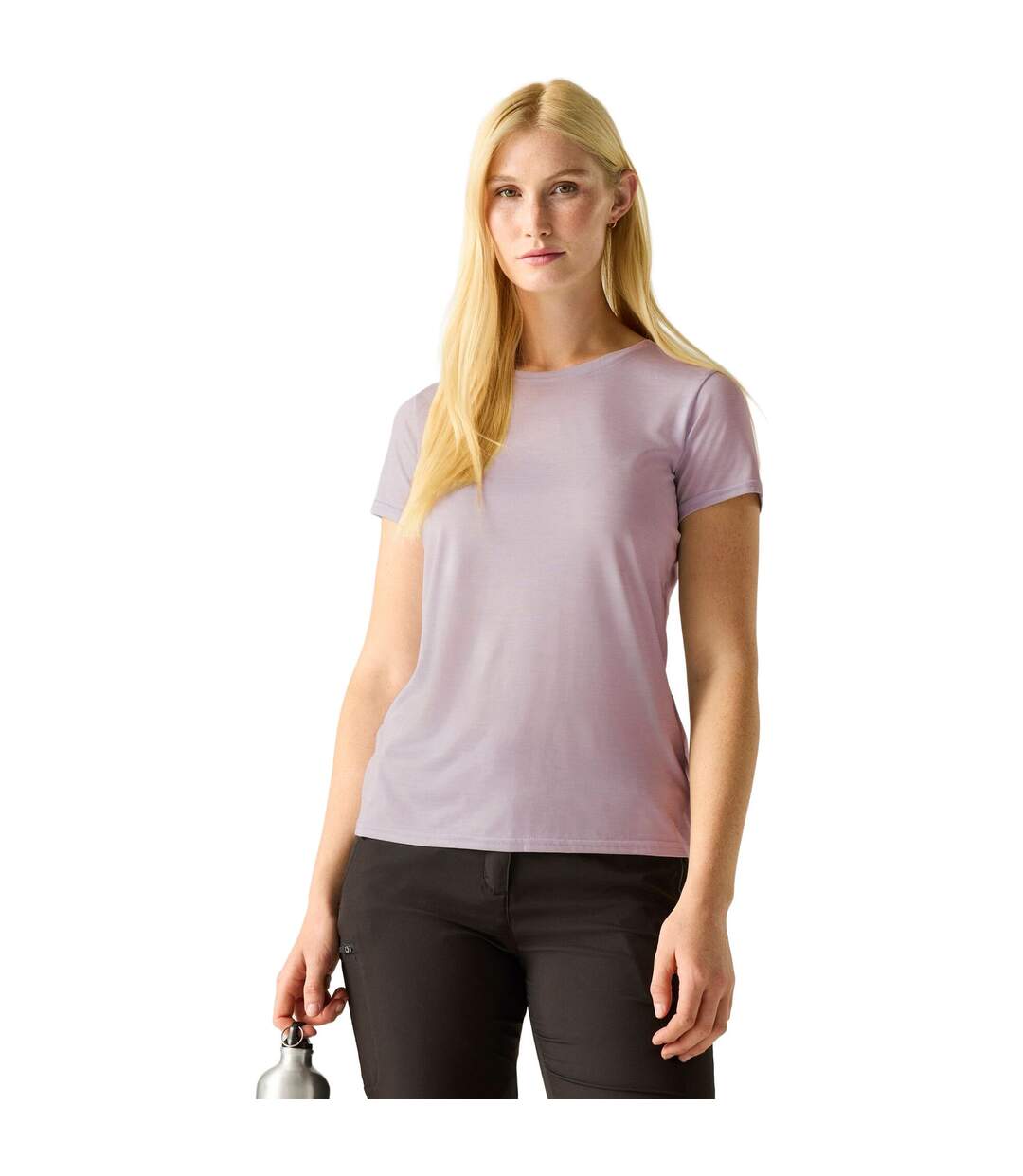 T-shirt Manches Courtes Josie Gibson Fingal Edition Femme Lilas Clair Regatta-1