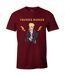 T-shirt Motif/style Logo Thunder Burger Homme Bordeaux Boruto: Naruto Next Generations-2