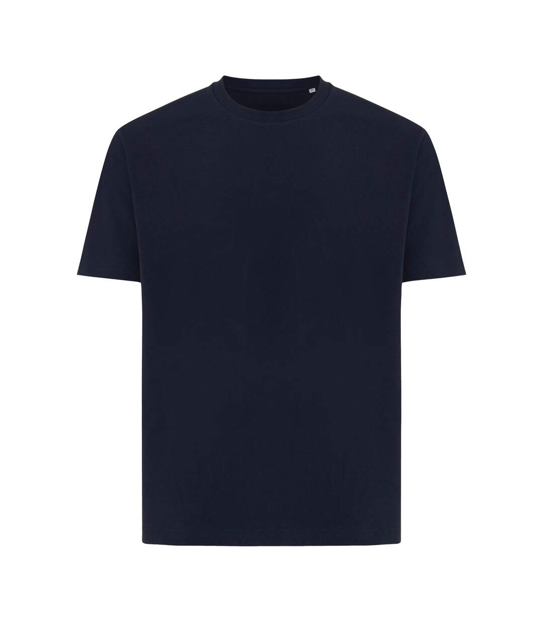 Unisex adult teide recycled cotton t-shirt navy Iqoniq-1