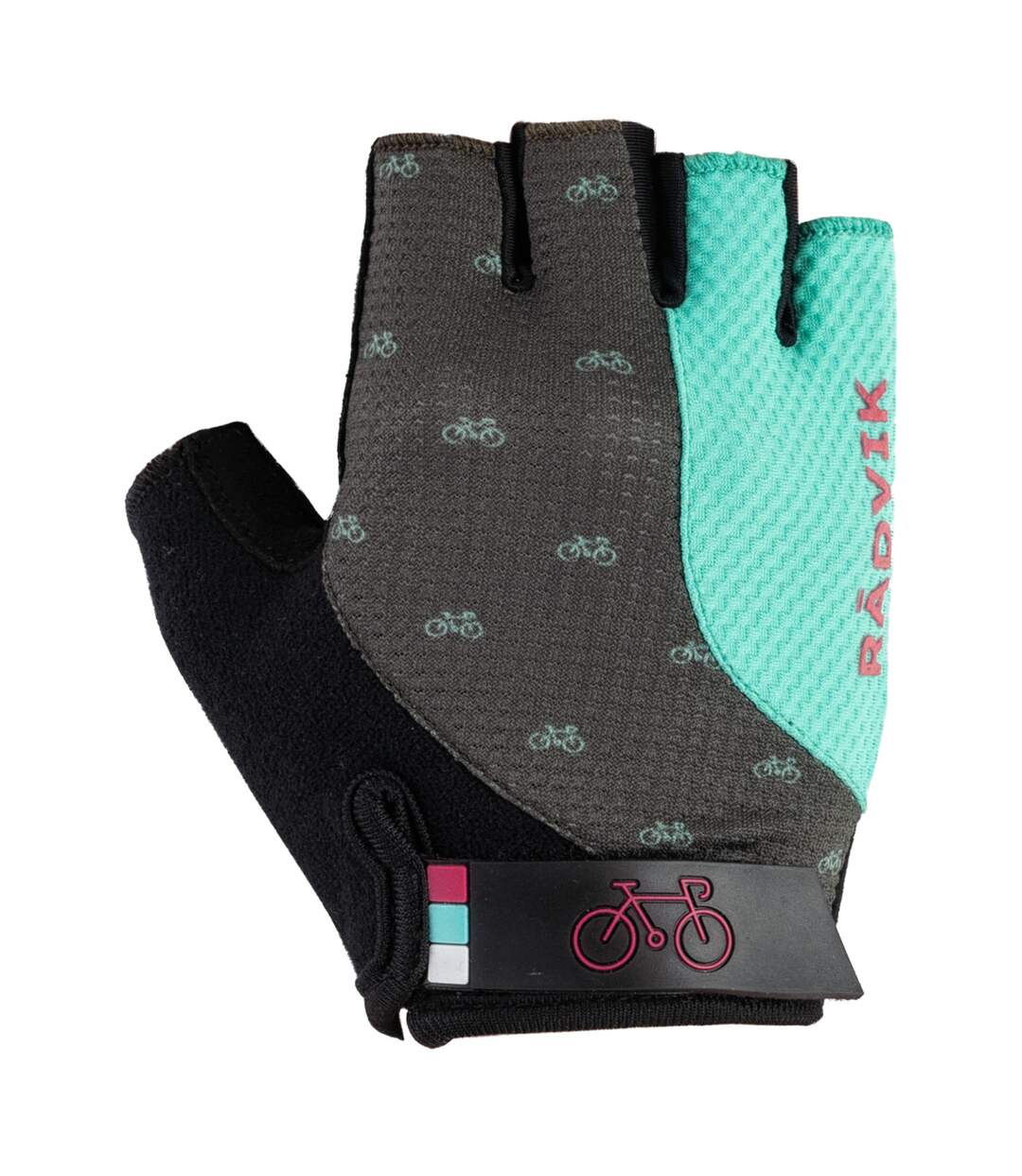Gants De Cyclisme Runde Femme Opale Vert Kaki Foncé Noir Radvik-2