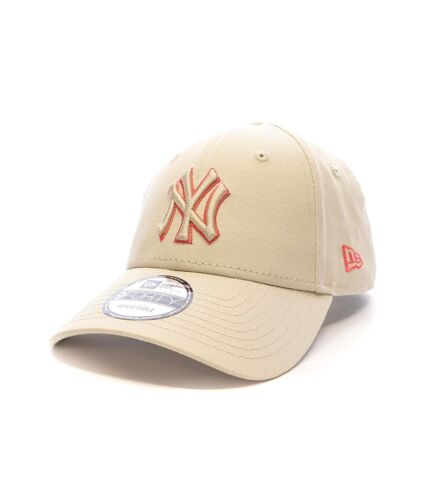 Casquette Beige Homme New Era Team Outline - OSFM