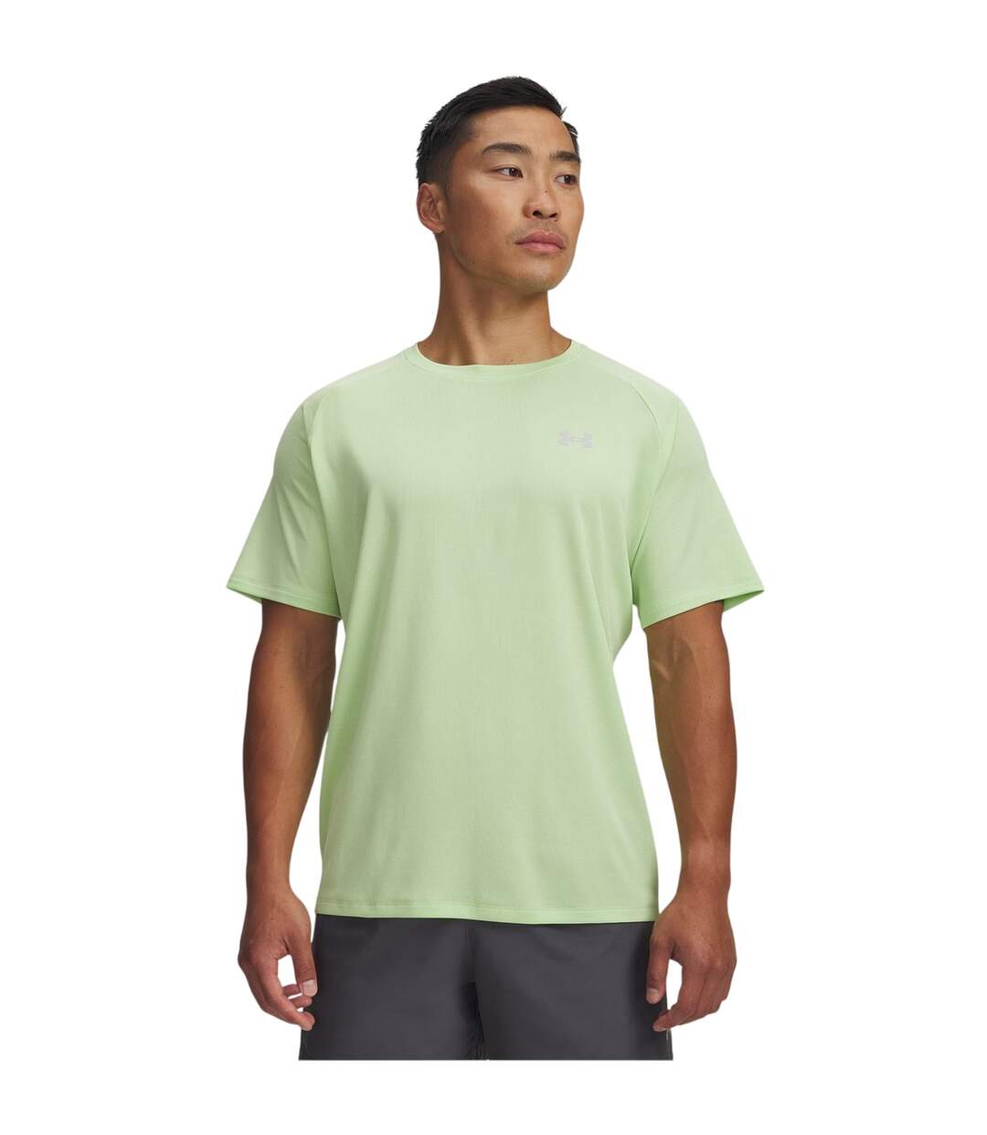 T-shirt 2.0 Homme Blanc Gris Under Armour-2