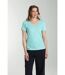 Tee Shirt Col V Manches Courtes Femme Maddy Cabage() | Gerard Pasquier Avec Col-v | Gerard Pasquier-1