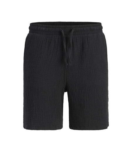 Short gaze de coton noir homme jack & jones patras