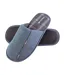 Mens Slip On Style Wide Back Mule Slippers-1
