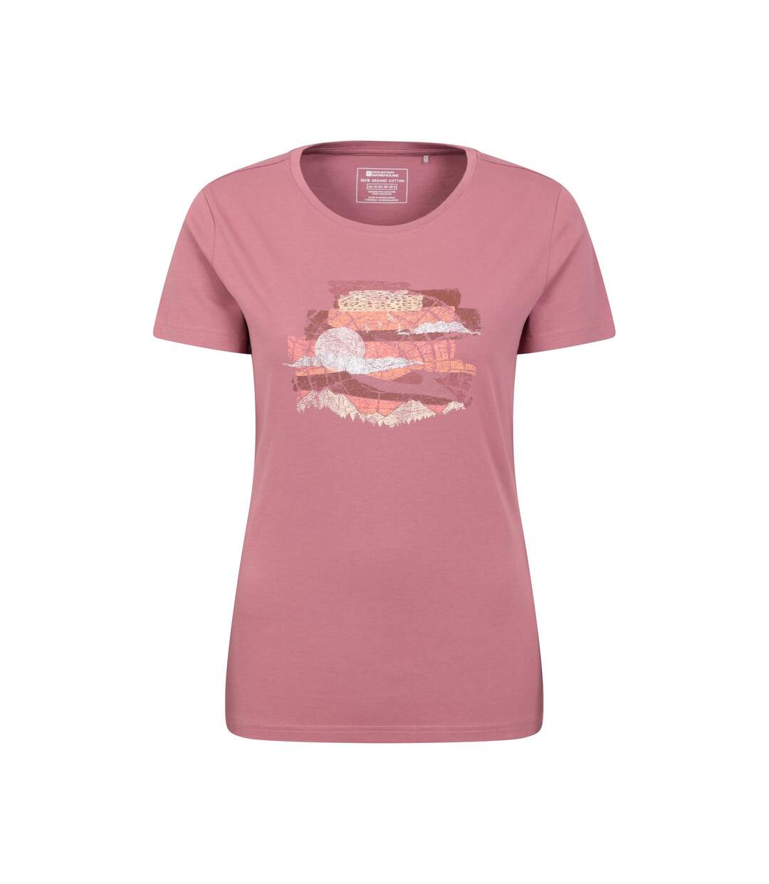 T-shirt femme rose foncé Mountain Warehouse