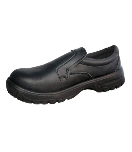 Slip-on safety shoes black Dennys