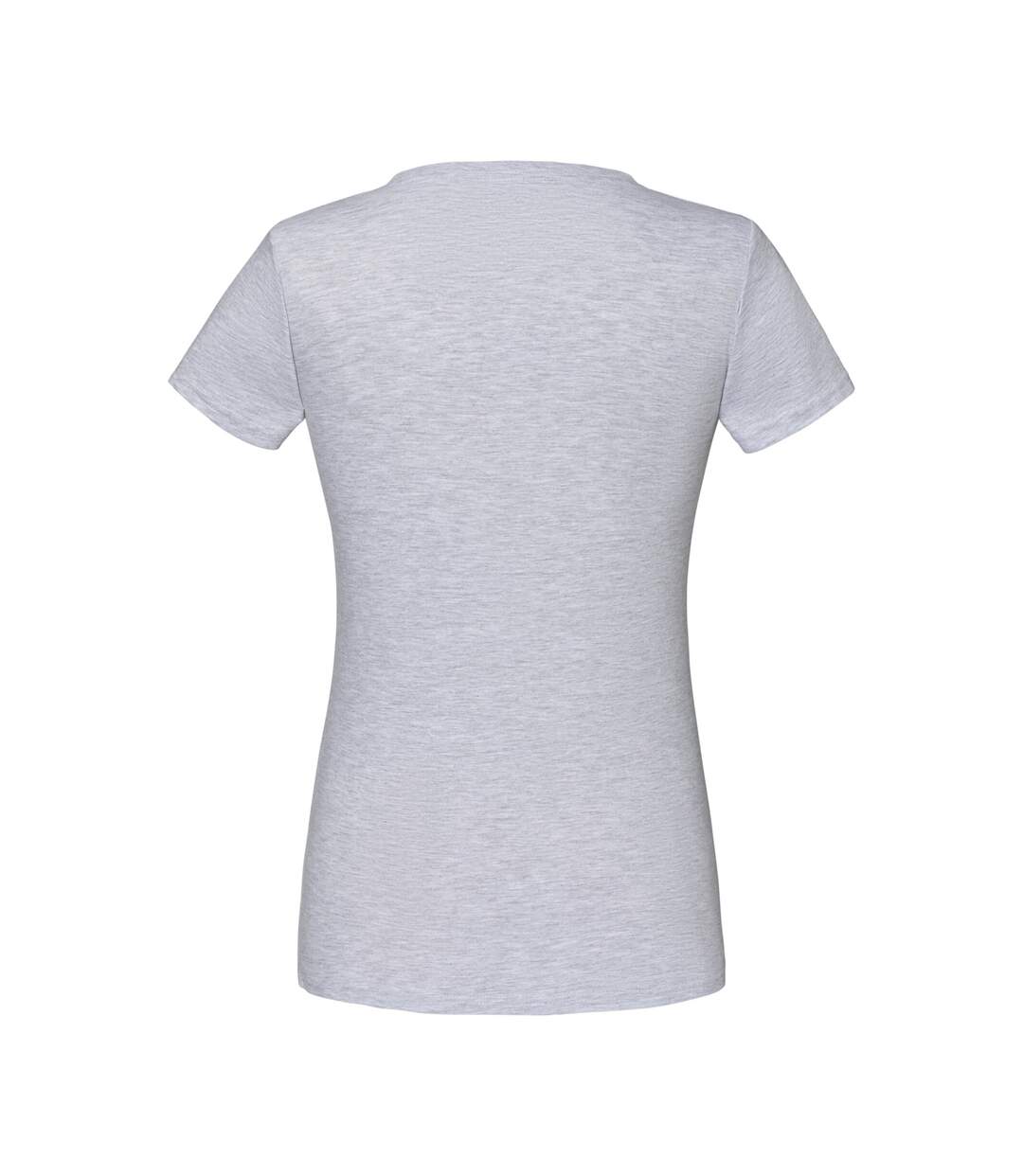T-shirt Iconic Femme Gris Chiné Fruit Of The Loom-2