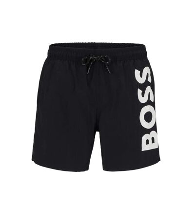 Short de bain octopus homme noir Boss