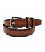 Ceinture Synthétique couleur cognac Classique pour Homme - Style élégant en PVC-1