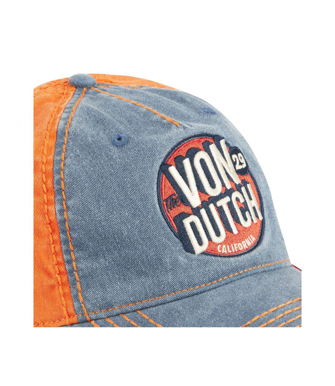 Casquette baseball en sergé de coton effet usé Retro Trend Vondutch-3