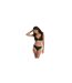 Womens/ladies Frill Bikini Top Black Be You-1