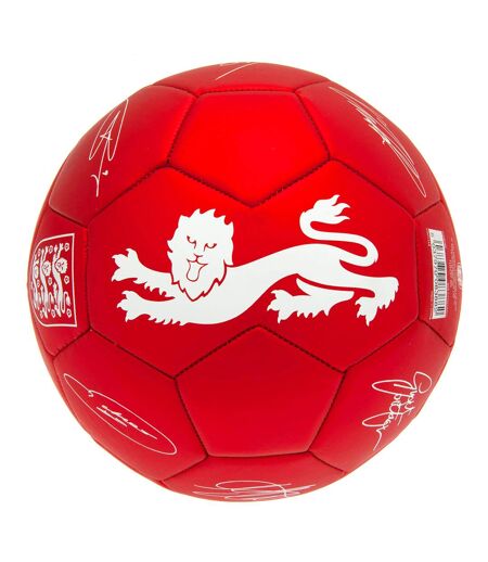 England FA - Ballon de foot (Rouge) (Taille 5) - UTTA10335