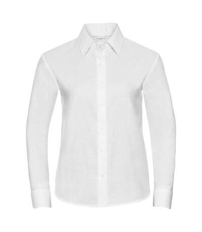 Collection Chemisier À Manches Longues Femme Blanc Russell