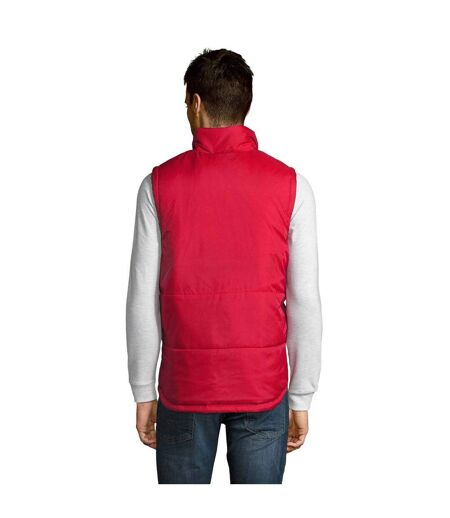 Warm Unisex Padded Bodywarmer Jacket Red SOLS