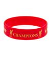 Liverpool FC Bracelets en silicone Champions d'Europe (Rouge) (Taille unique) - UTTA4740