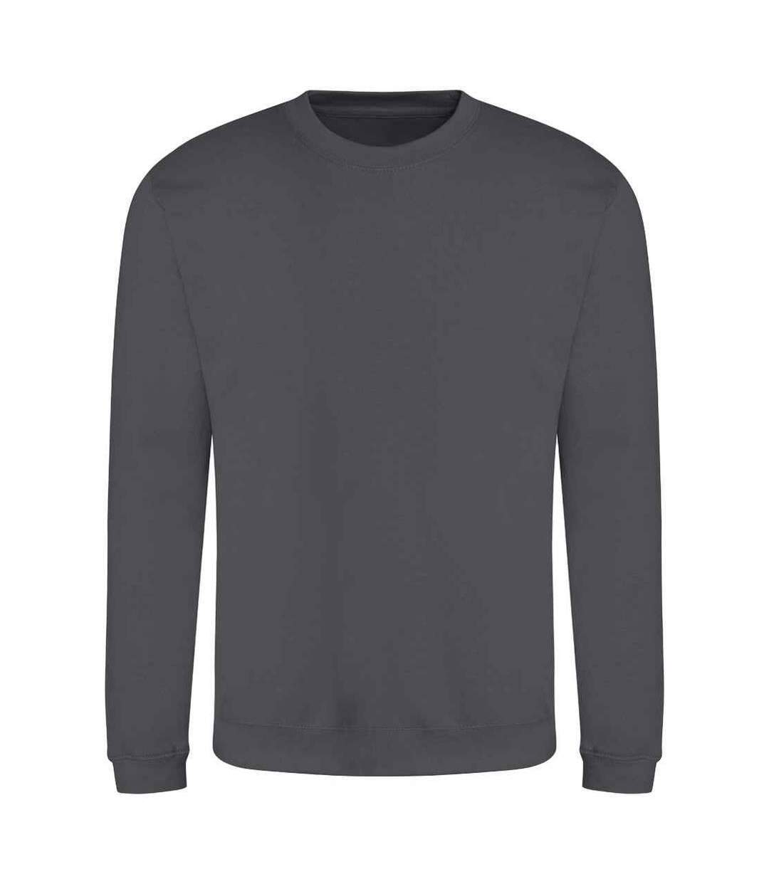 Sweatshirt unisexe gris foncé Awdis-2