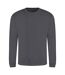 Sweatshirt unisexe gris foncé Awdis-2