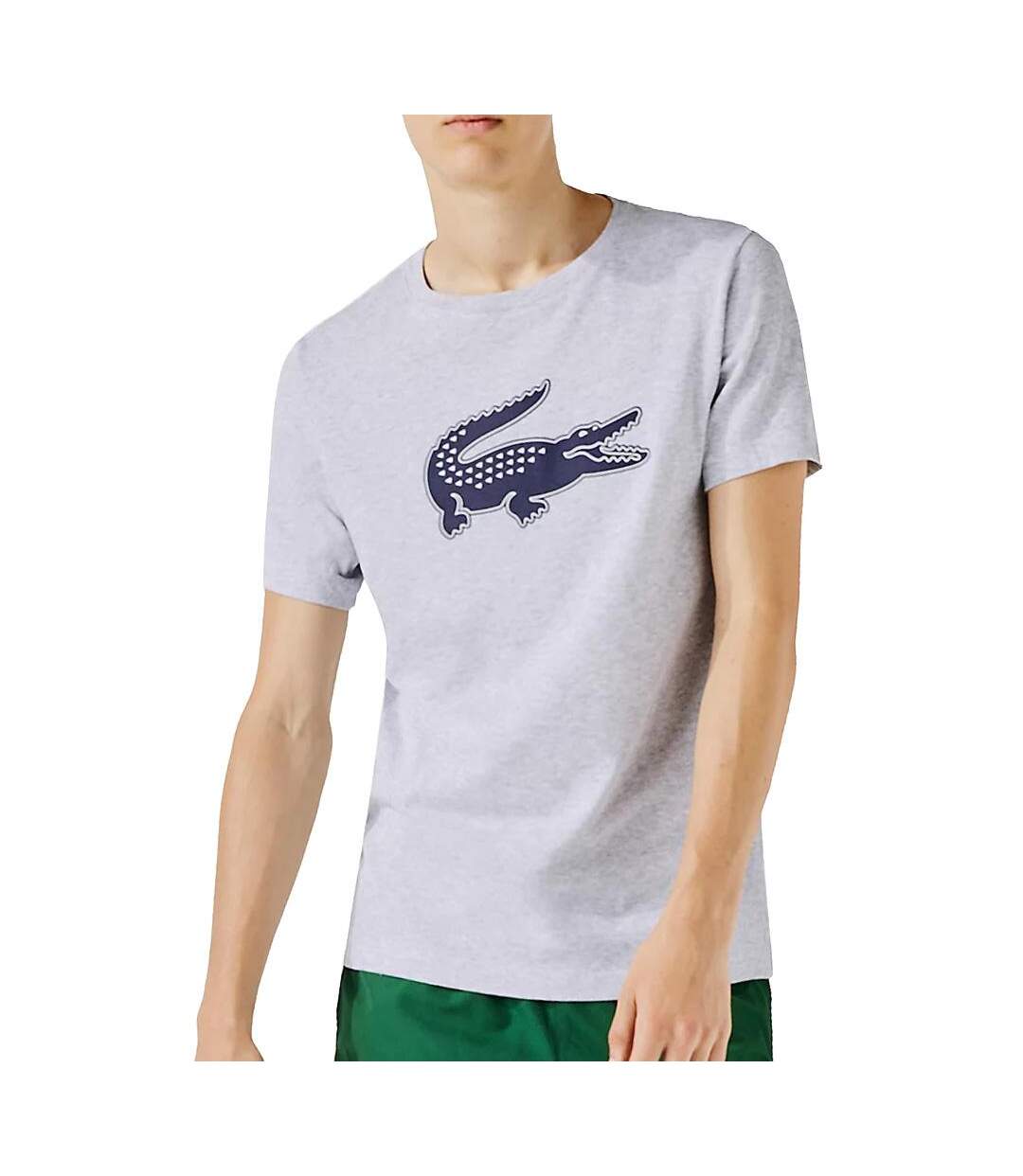 T-shirt gris homme lacoste th2042-1